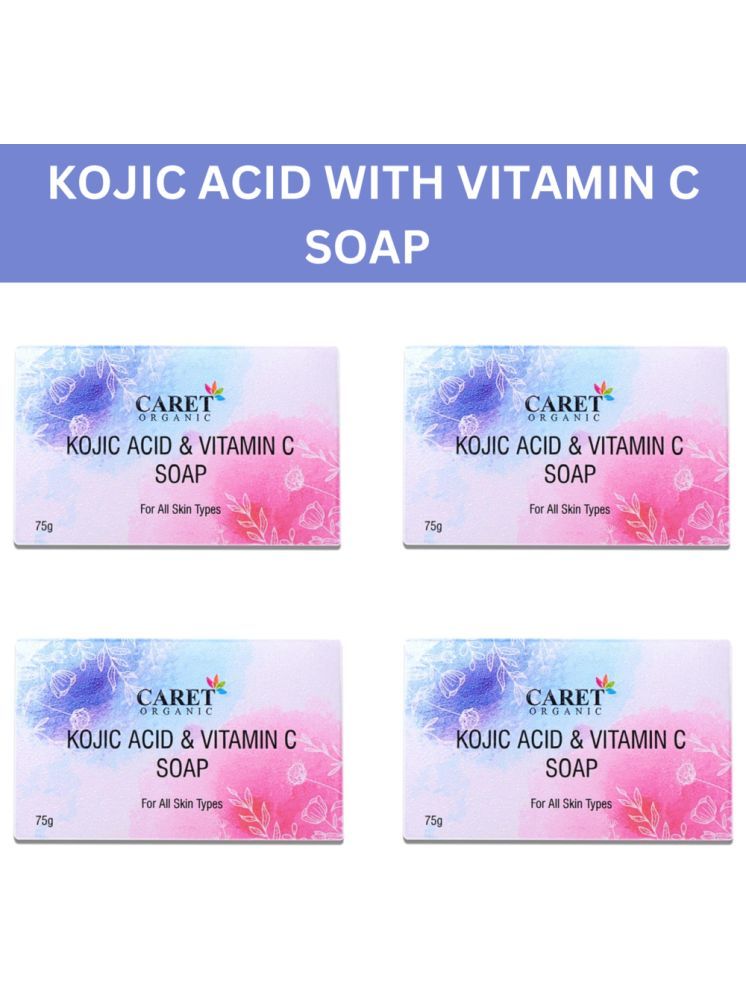     			Caret Organic Skin Whitening & Vitamin C Bathing Bar for All Skin Type ( Pack of 4 )