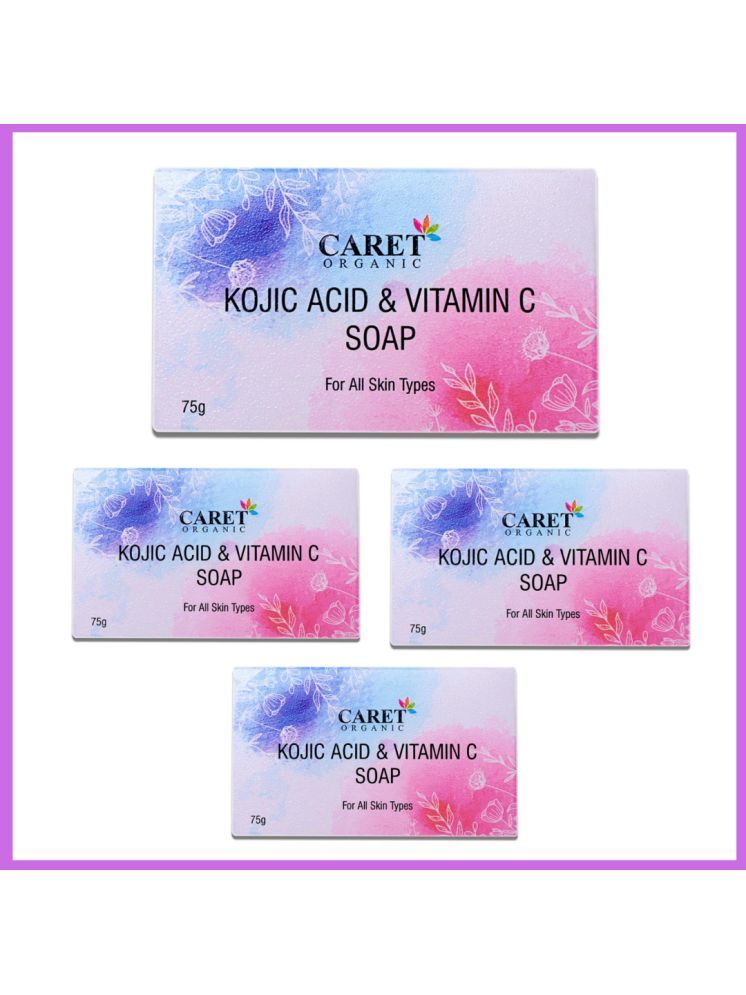     			Caret Organic Skin Whitening & Vitamin C Bathing Bar for All Skin Type ( Pack of 4 )