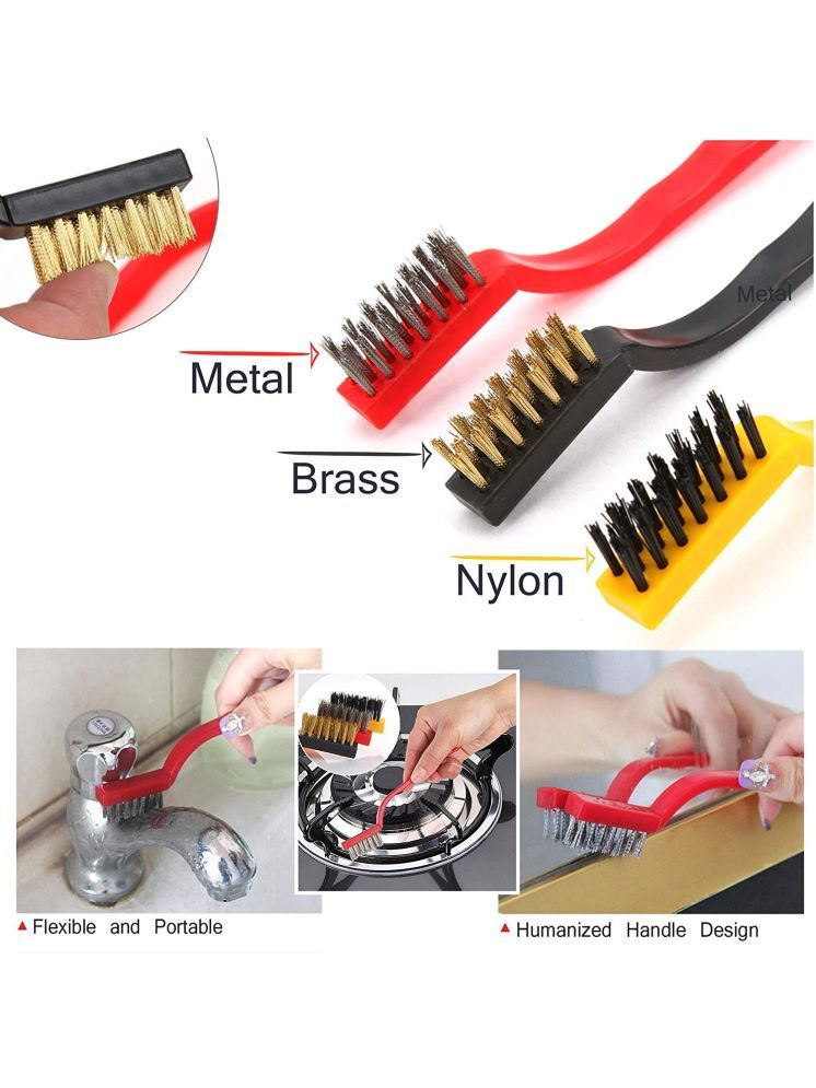     			Mannat Plastic Kitchen Brush ( 3 )