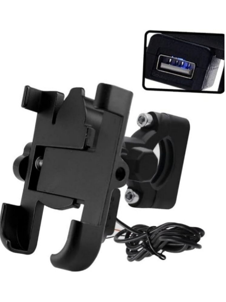     			Universal With USB Charging Port Bike Mobile Holder