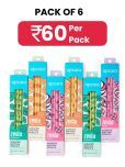 Apsara Zesta Scented 6 Pencils Pack(Topical Orange, Candy, PepperMint) (6 Boxes)