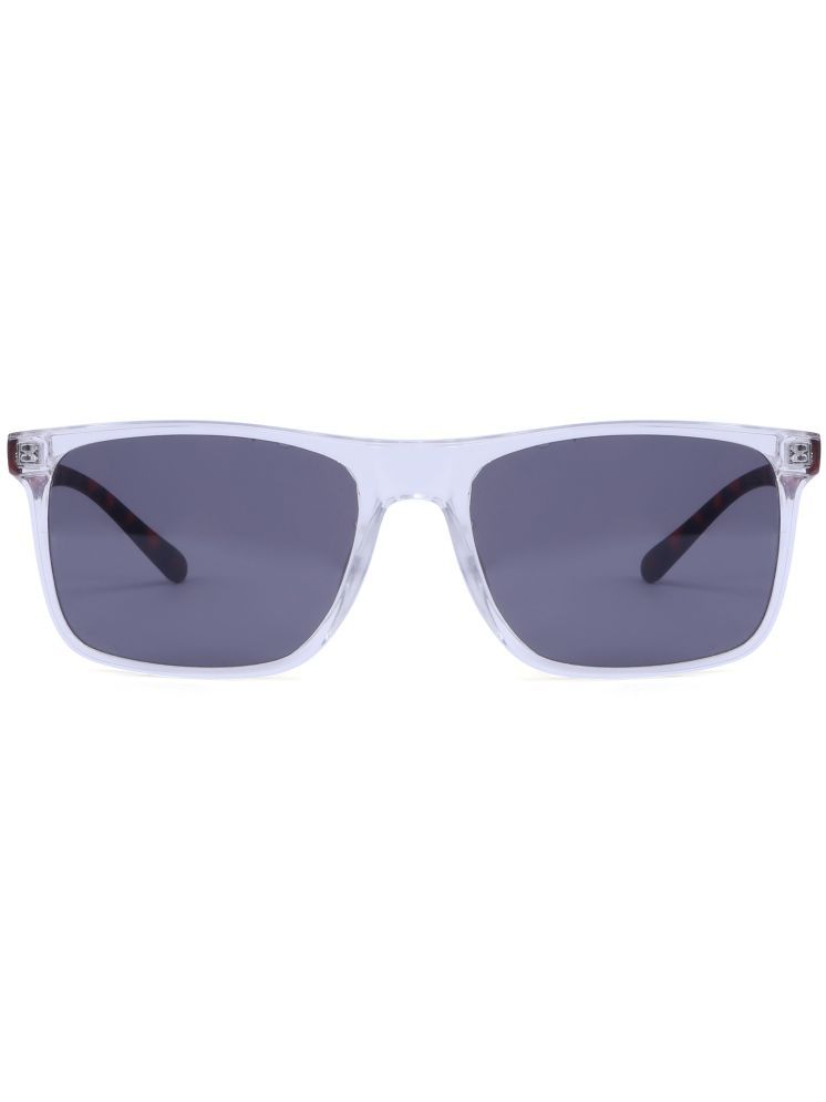     			Hexxa White Rectangular Sunglasses ( Pack of 1 )