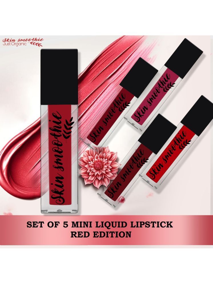     			SKIN SMOOTHIE Red Matte Lipstick 200