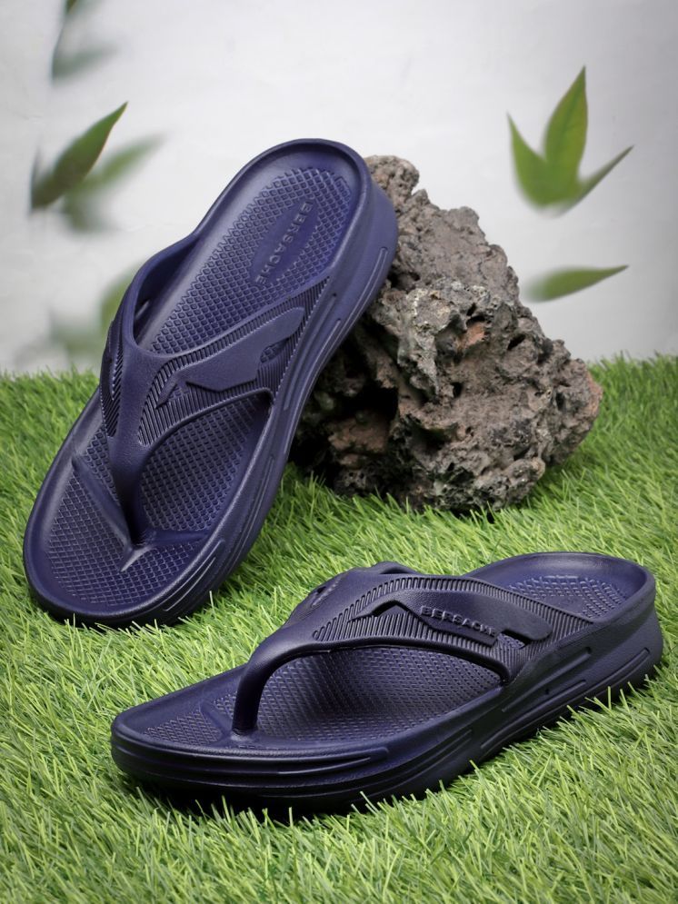     			Bersache - Navy Blue Men's Sandals