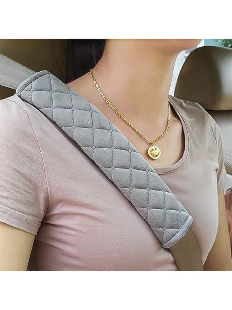     			EIGHTEEN ENTERPRISE Seat Belt Cover Grey Single