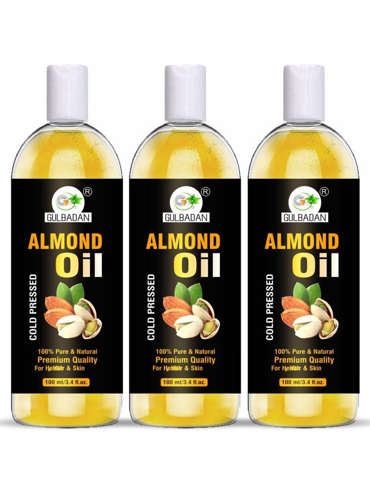     			GULBADAN Hair Growth Almond Oil 300 ml ( Pack of 3 )