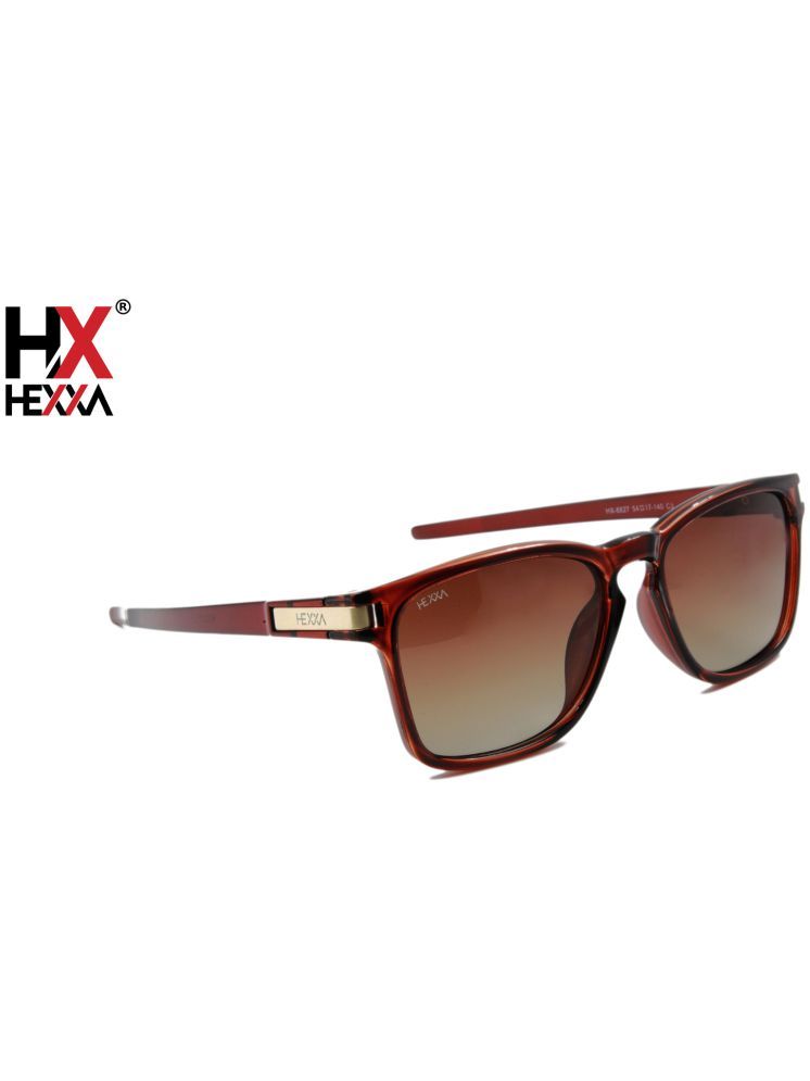     			Hexxa Black Oversized Sunglasses ( Pack of 1 )