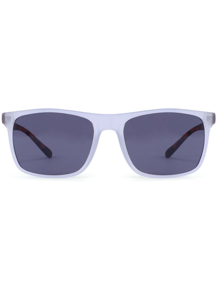     			Hexxa White Rectangular Sunglasses ( Pack of 1 )