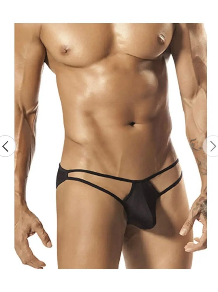     			Intimate Pack of 1 Cotton Blend Men's Bikini ( Black )