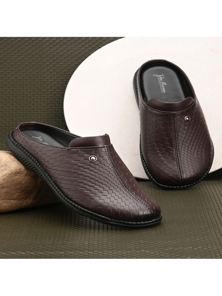     			John Karsun - Brown Men's Sandals