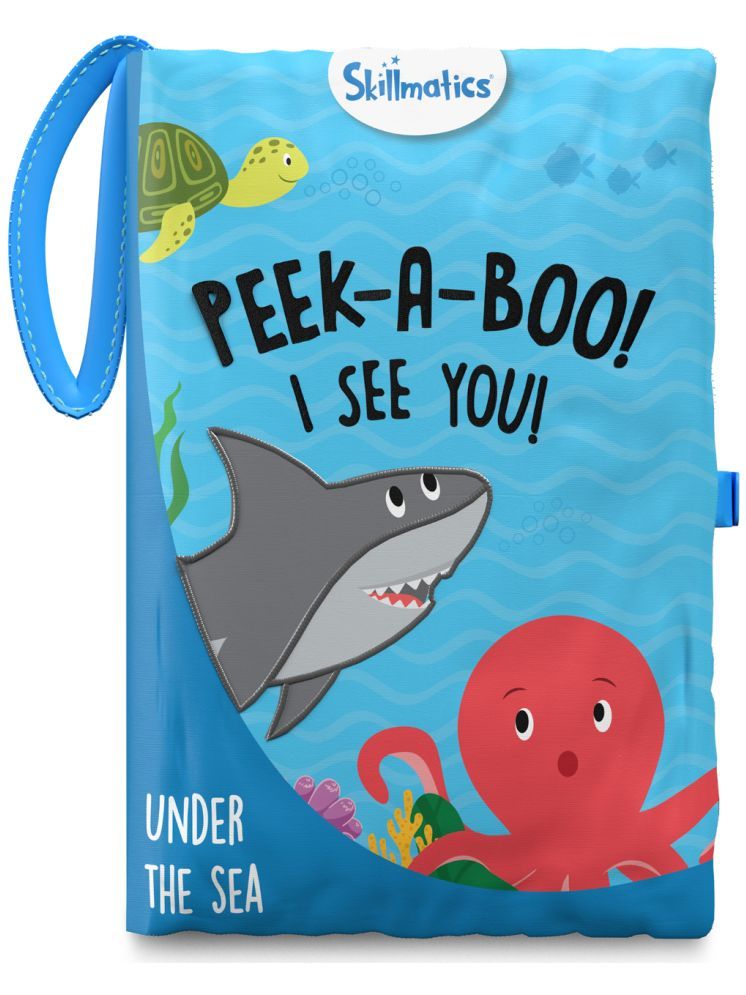     			Skillmatics Peek-A-Boo Underwater Animal Book - Soft Cloth Book For Baby, Crinkle Pages For Sensory Play, Toddler Toys, Gifts For Ages 6 Months And Up