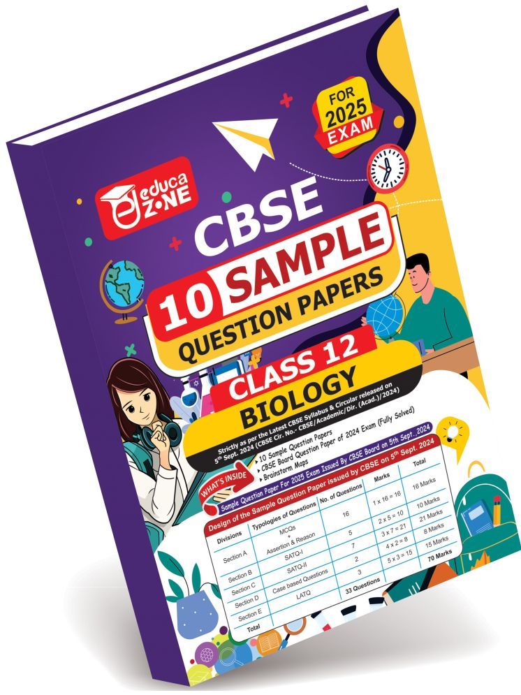     			CBSE 10 Sample Question Papers Class 12 Biology Book