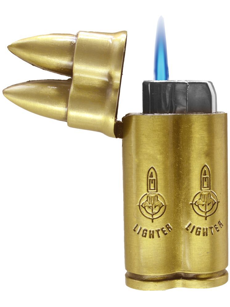     			JMALL Gold Aluminium Cigarette Lighter ( Pack of 1 )