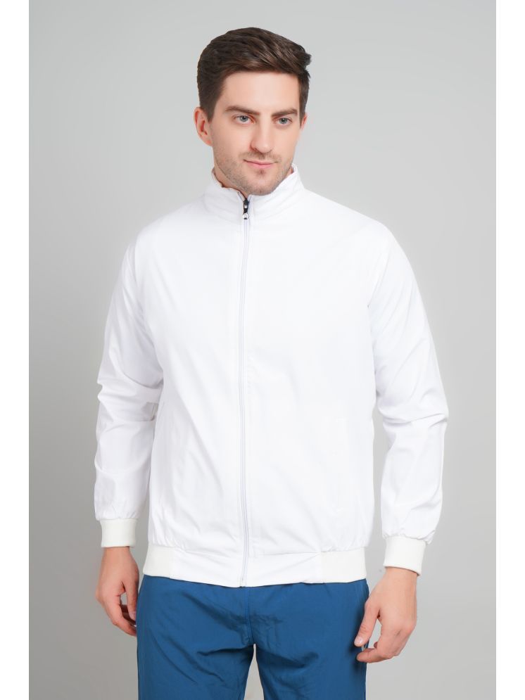     			PLUS PARADISE Polyester Men's Casual Jacket - White ( Pack of 1 )