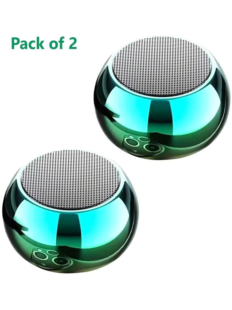     			Retailstore 4D Bass Wireless 5 W Bluetooth Speaker Bluetooth v5.0 with Call function Playback Time 6 hrs Green