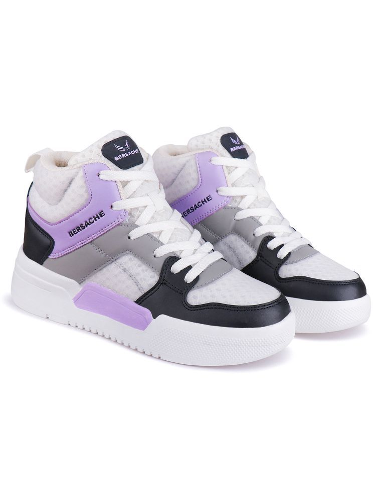     			Bersache Purple Women's Sneakers