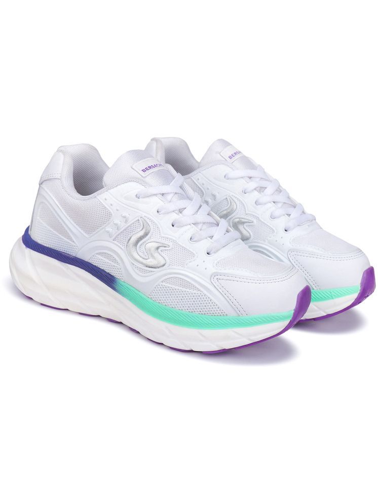     			Bersache White Women's Sneakers