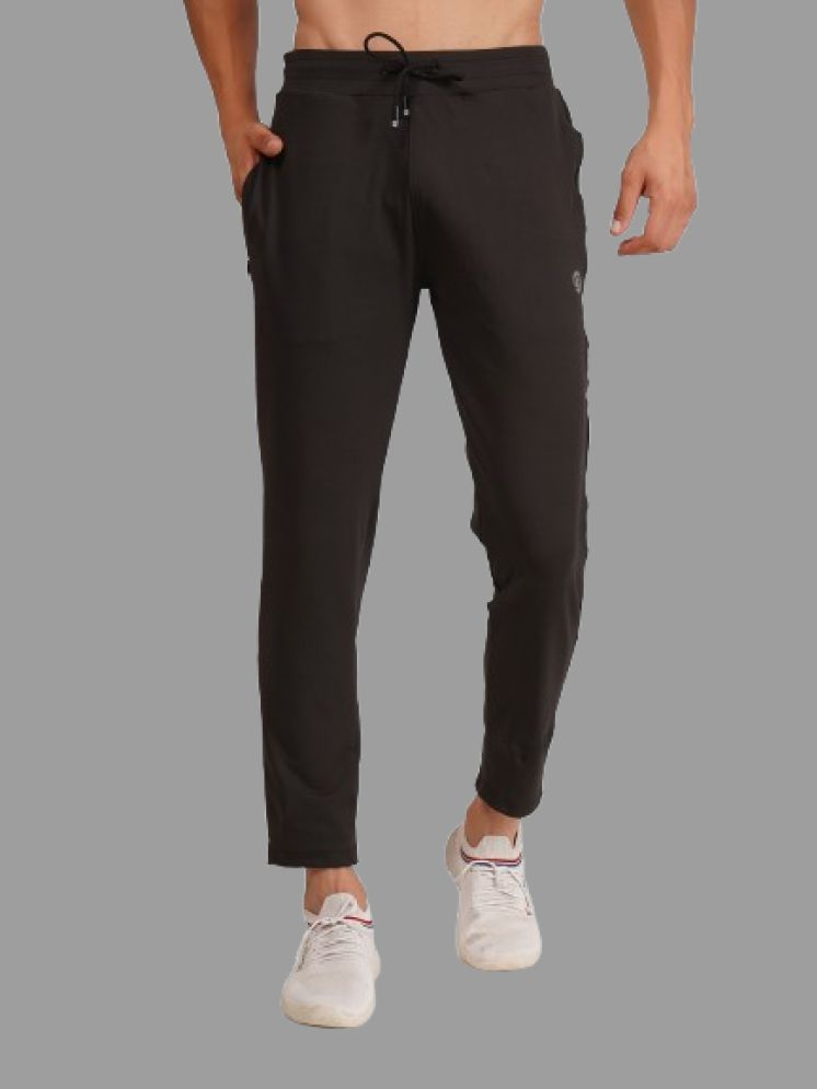     			CALTUS FASHION Black Lycra Men's Sports Trackpants ( Pack of 1 )