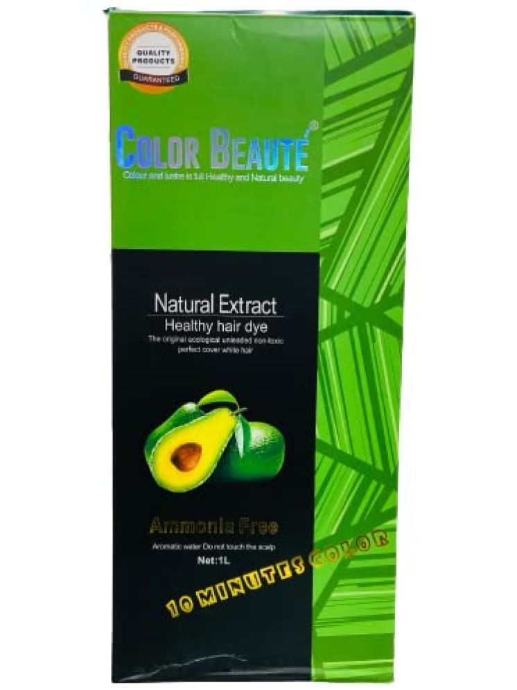     			Color Beaute Natural Hair Dye Natural Temporary Hair Color 1000 mL Black