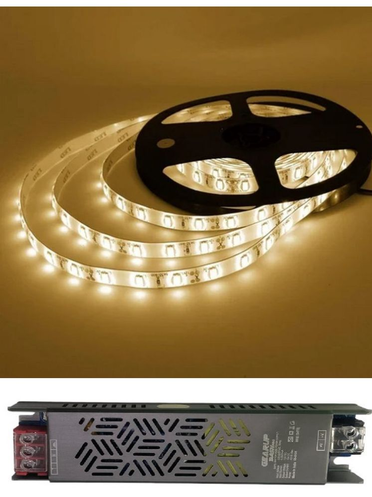     			Gearup Off White 5Mtr LED Strip ( Pack of 1 )