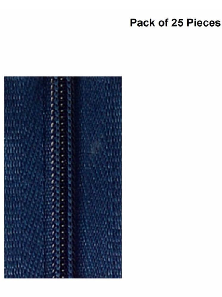     			Jyoti Zipper - CFC Size 3 - Color 24 (25 Zips of 8 Inches) Open-Ended, Ideal for Tailoring, Crafts, Fashion, Dressmaking | Zips Used in Stitching, Sewing, Pants, Bags - Pack of 25 Pieces