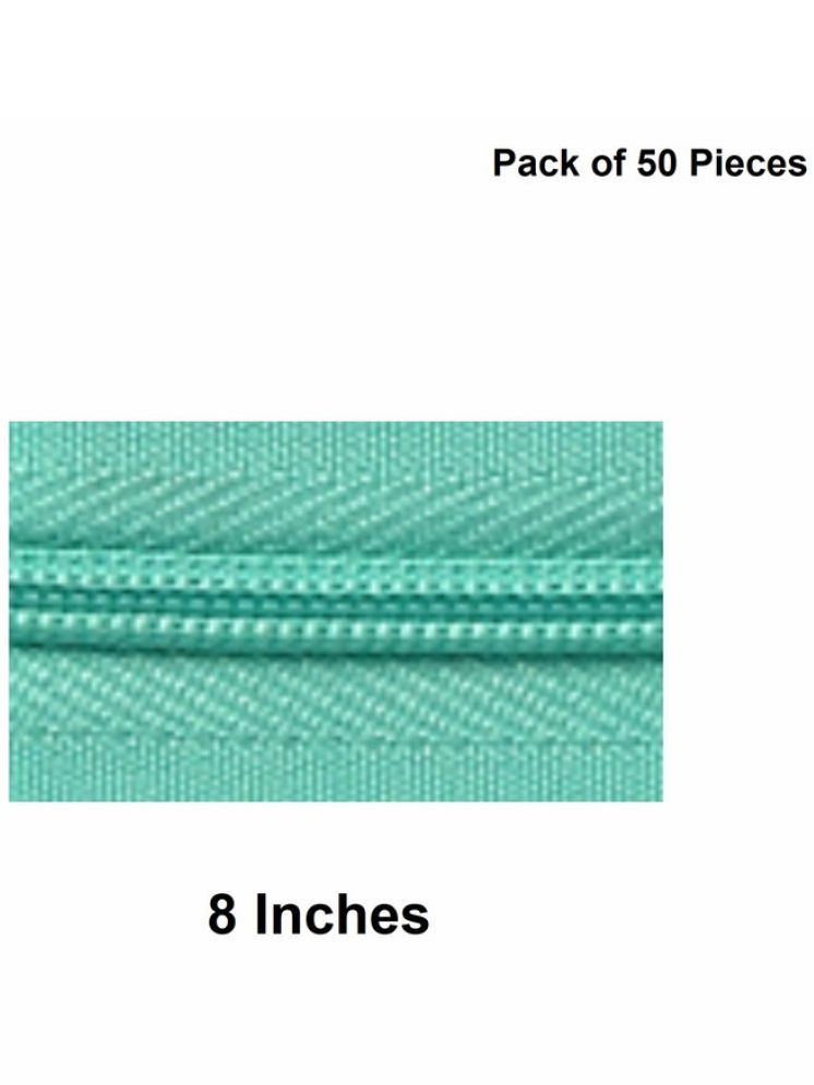     			Jyoti Zipper - Concealed Size 3 - Color 16 (50 Zips of 8 Inches) Open-Ended, Ideal for Tailoring, Crafts, Fashion, Dressmaking | Zips Used in Stitching, Sewing, Pants, Bags - Pack of 50 Pieces