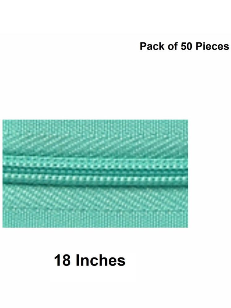     			Jyoti Zipper - Concealed Size 3 - Color 16 (50 Zips of 18 Inches) Open-Ended, Ideal for Tailoring, Crafts, Fashion, Dressmaking | Zips Used in Stitching, Sewing, Pants, Bags - Pack of 50 Pieces