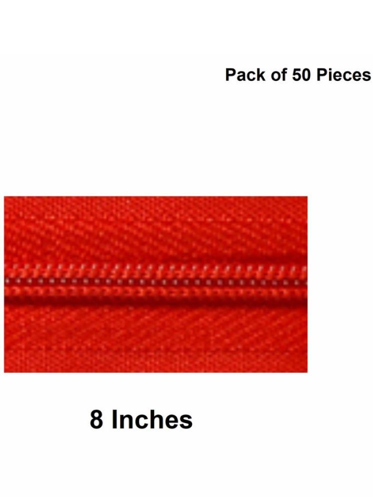     			Jyoti Zipper - Concealed Size 3 - Color 29 (50 Zips of 8 Inches) Open-Ended, Ideal for Tailoring, Crafts, Fashion, Dressmaking | Zips Used in Stitching, Sewing, Pants, Bags - Pack of 50 Pieces