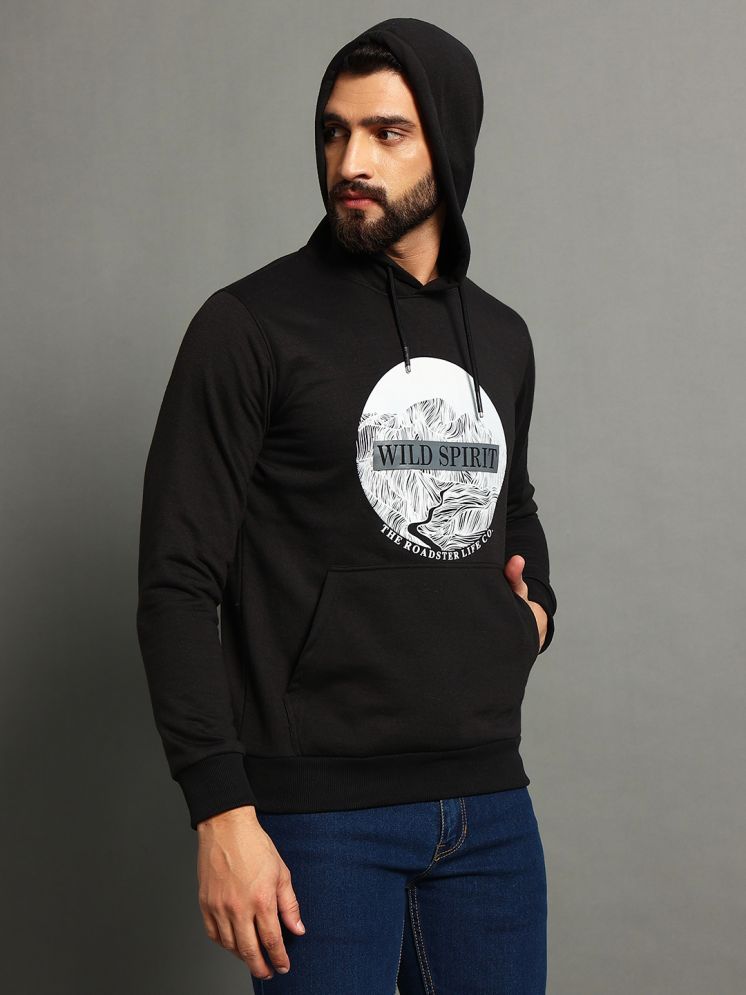     			OGEN Fleece Hooded Men's Sweatshirt - Black ( Pack of 1 )