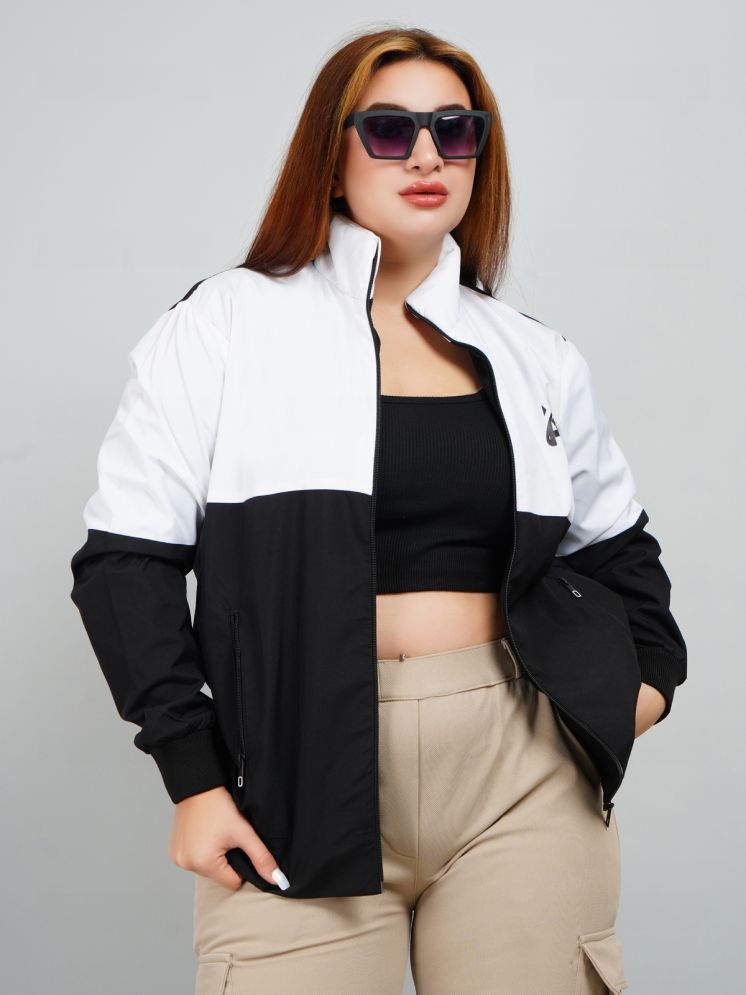     			PLUS PARADISE - Polyester Multi Color Bomber Jackets