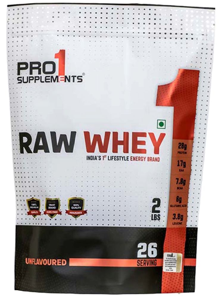     			PRO1 SUPPLEMENTS Raw Whey Protein Powder ( 907 gm , Unflavoured - Flavour )