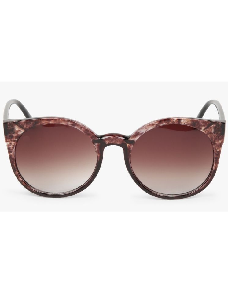     			Sunnies Brown Oval Sunglasses ( Pack of 1 )