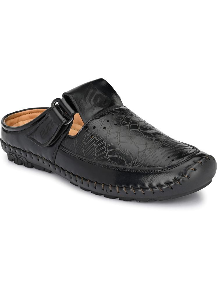     			Bucik - Black Men's Sandals