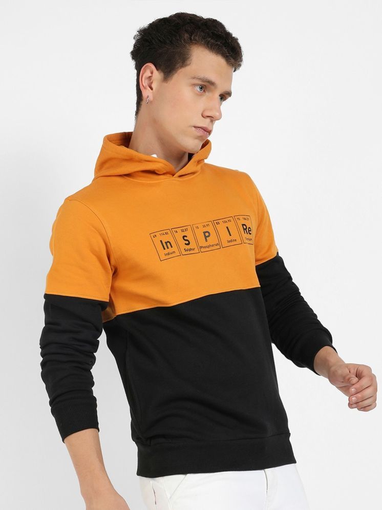     			GET GOLF Fleece Hooded Men's Sweatshirt - Yellow ( Pack of 1 )