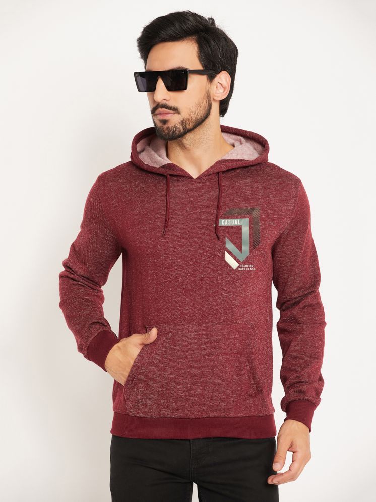     			GET GOLF Fleece Hooded Men's Sweatshirt - Maroon ( Pack of 1 )