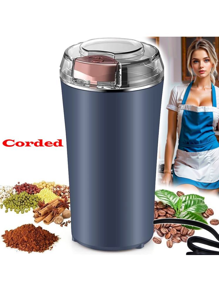     			JMALL Corded Blender Blue Electric Push Button Chopper 50W