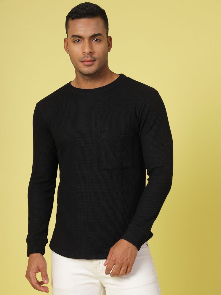     			Rigo Pack of 1 Cotton Regular Fit Men's T-Shirt ( Black )