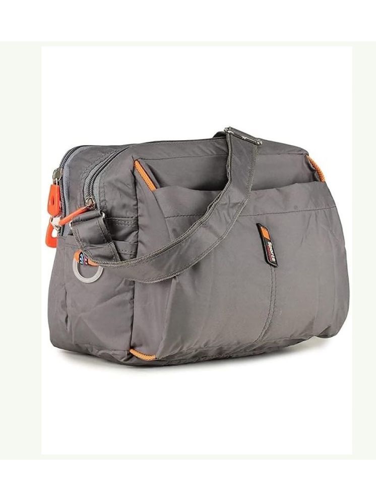     			SHIPHON 20 Ltrs Grey Sling Bag for Unisex