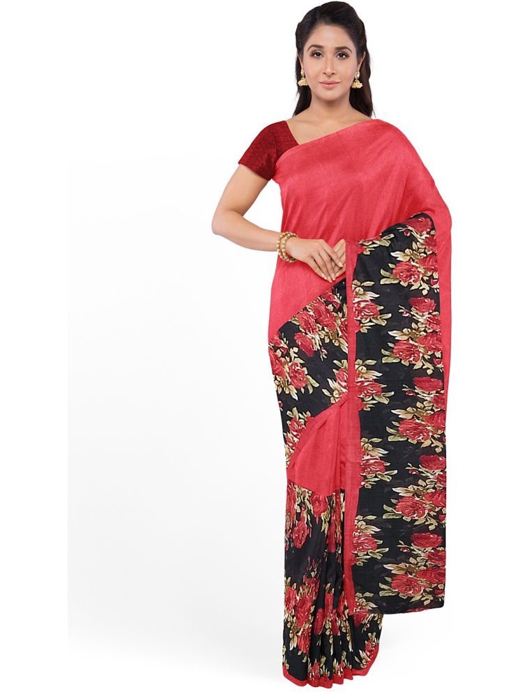     			Samai Georgette Printed Saree With Blouse Piece - Multicolor2 ( Pack of 1 )