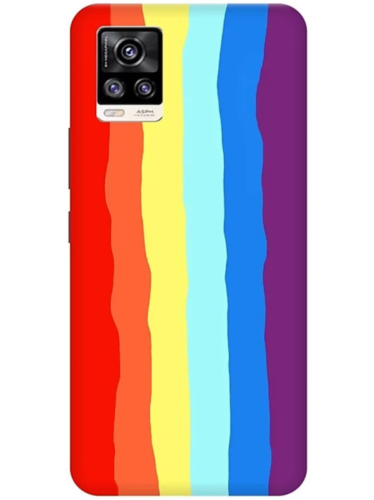     			T4U THINGS4U Multicolor Printed Back Cover Polycarbonate Compatible For Vivo V20 ( Pack of 1 )