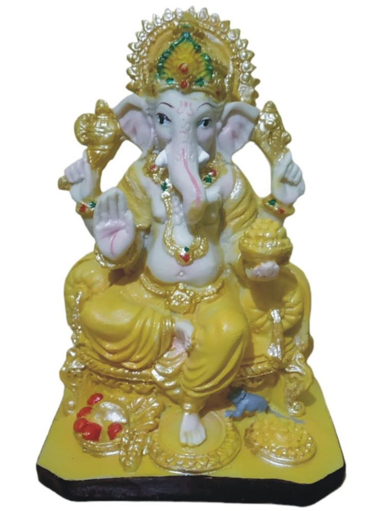     			WINSOME COLLECTION Polyresin Lord Ganesha Idol ( 11 cm )