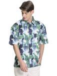 Bene Kleed Abstract Printed Oversize Casual Shirt