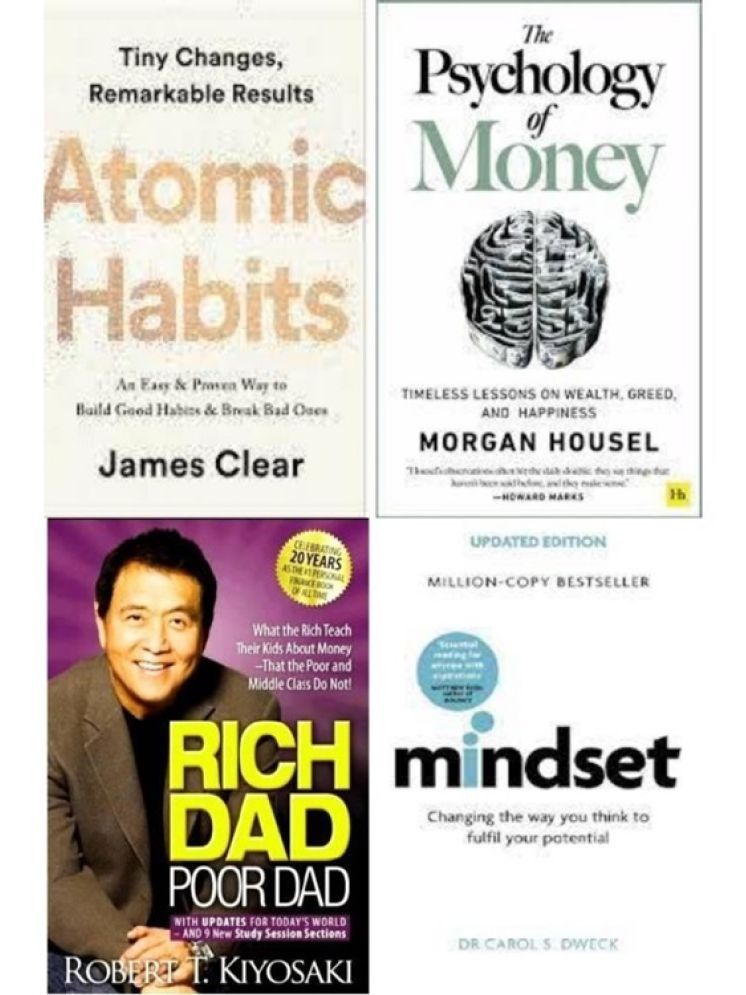     			Atomic Habits  The Psychology of Money  Rich Dad Poor Dad  Mindset