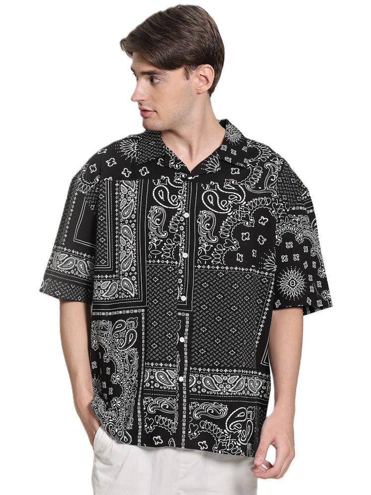     			Bene Kleed Rayon Regular Fit Printed Half Sleeves Men's Casual Shirt - Multi ( Pack of 1 )