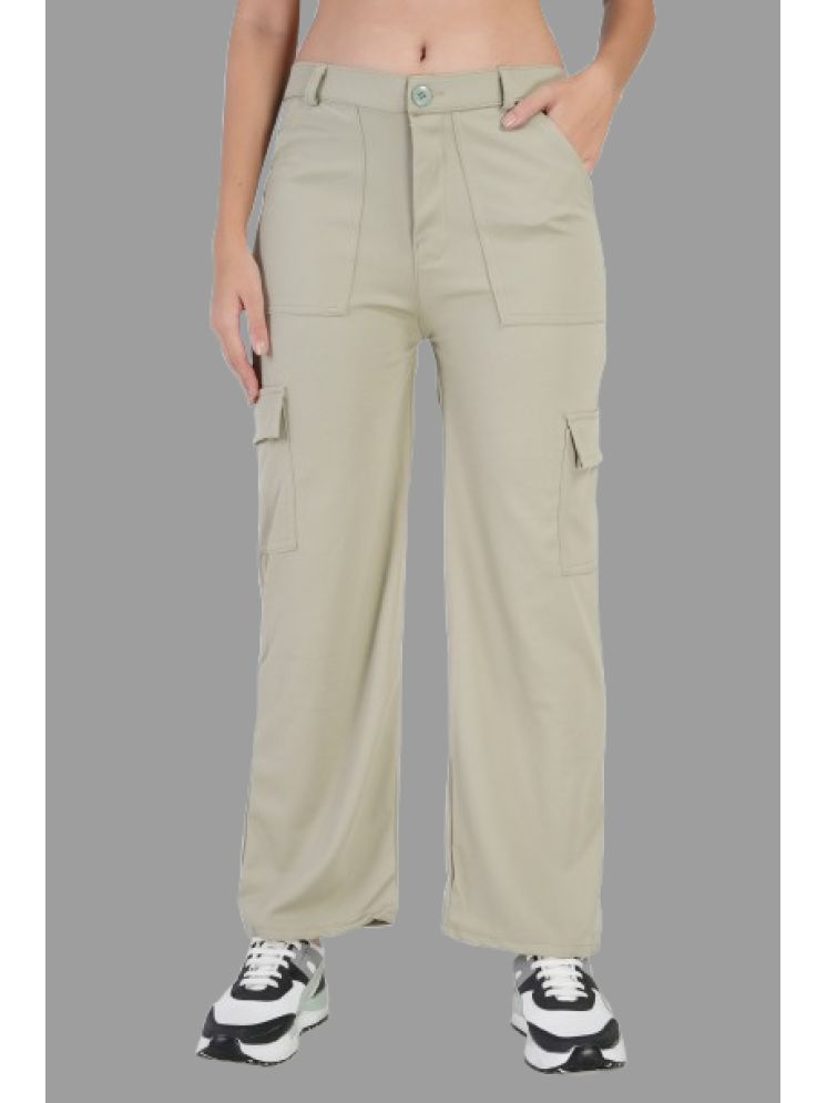     			CALTUS FASHION Beige Polyester Straight Women's Cargo Pants ( Pack of 1 )