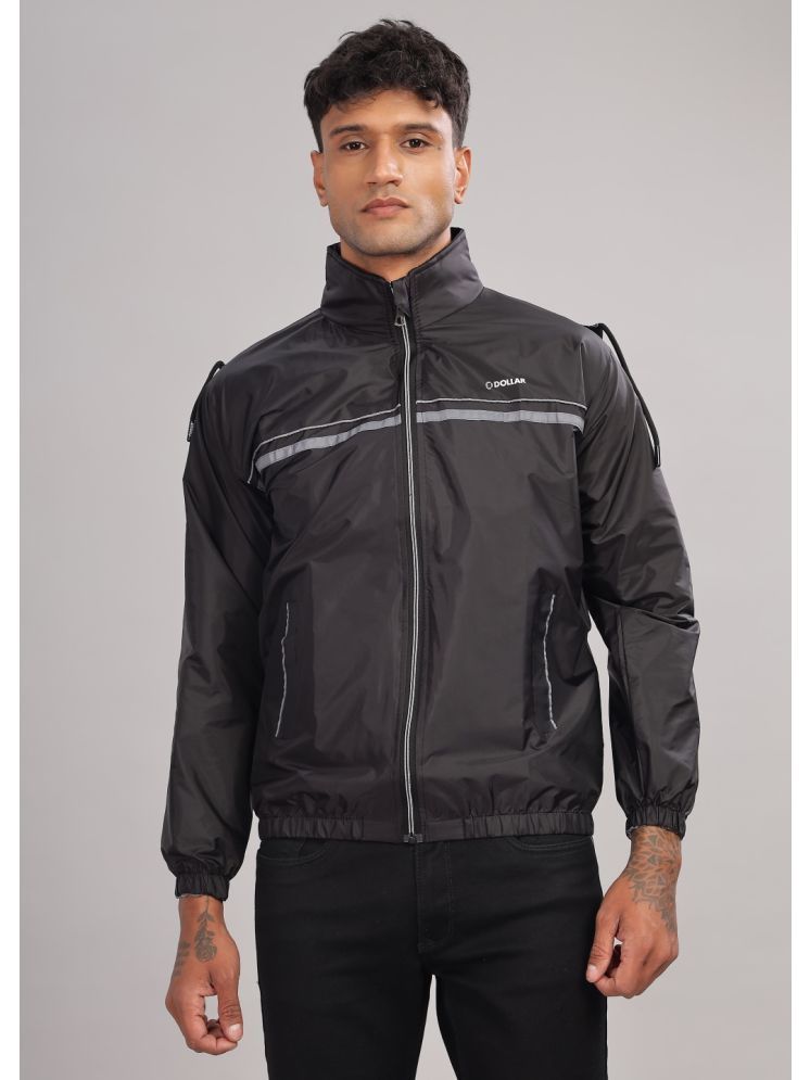     			Dollar Nylon Men's Windcheater Jacket - Black ( Pack of 1 )