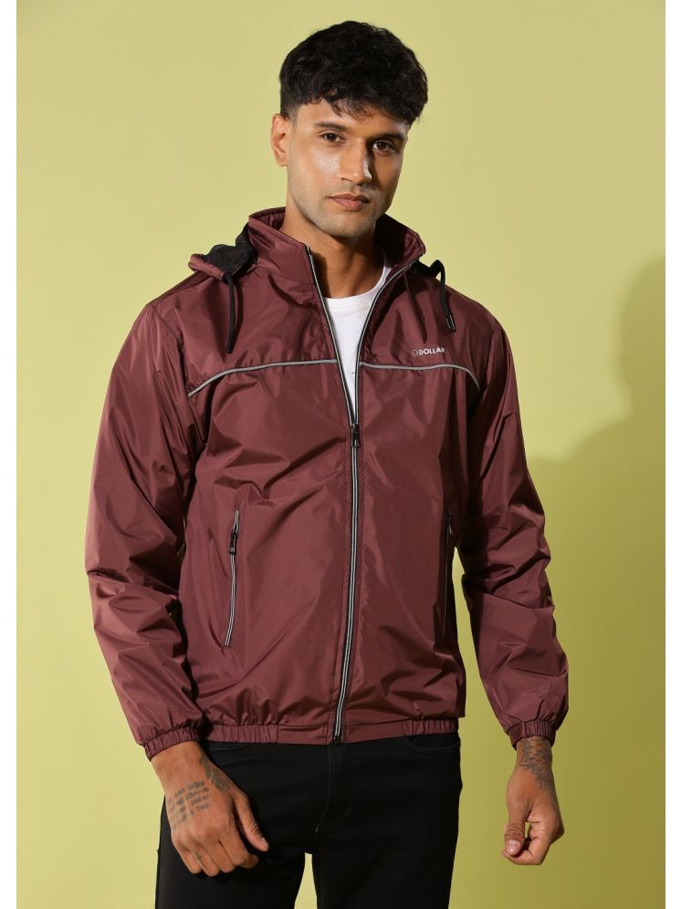     			Dollar Polyester Blend Men's Windcheater Jacket - Wine ( Pack of 1 )