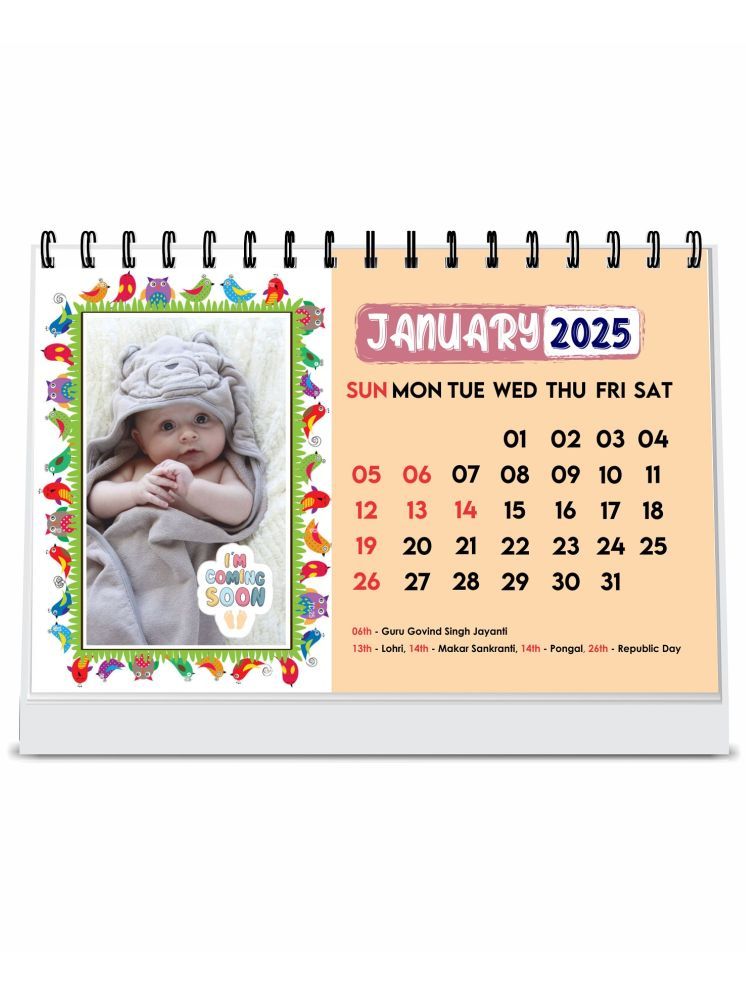     			ESCAPER Cute Baby Calendar 2025 Desk, Cute Baby Boy Calendar 2025, Cute Baby Girl Calendar 2025, Baby Desk Calendar, Pregnancy Calendar 2025, Baby Planner 2025, New Year Gift