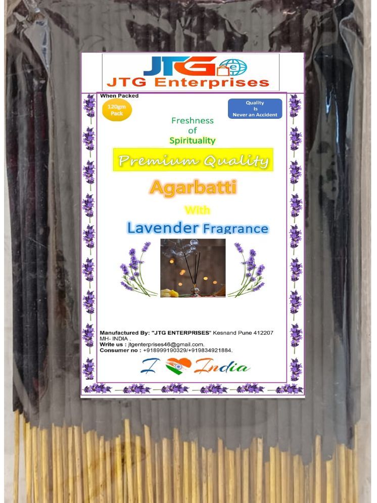     			JTG enterprises Incense Stick Lavender 250 gm ( Pack of 4 )