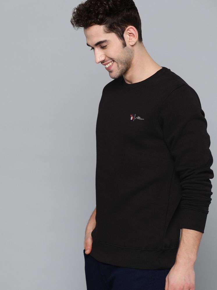     			MXN Fleece Round Neck Men's Sweatshirt - Black ( Pack of 1 )